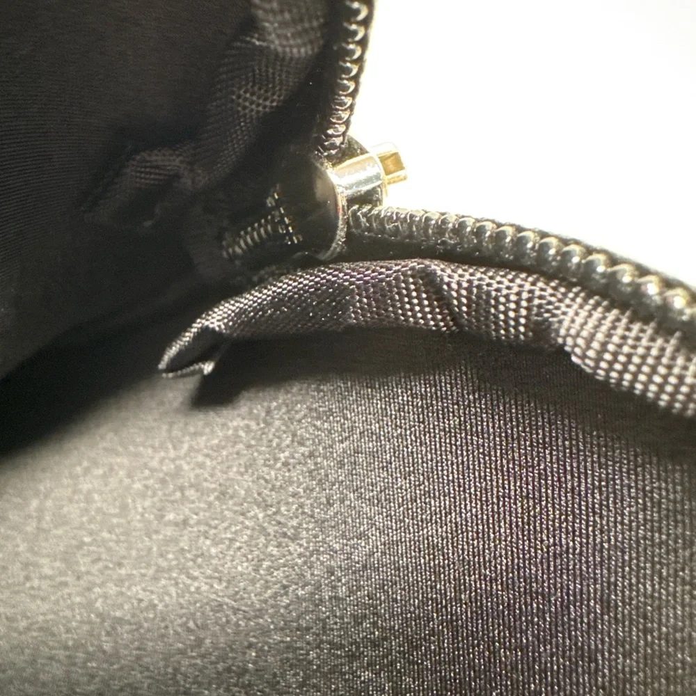 TUMI | Embossed Snake Print Neoprene Tech Sleeve Pouch | Black | One Size | NWOT